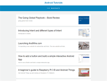 Tablet Screenshot of andtuts.com